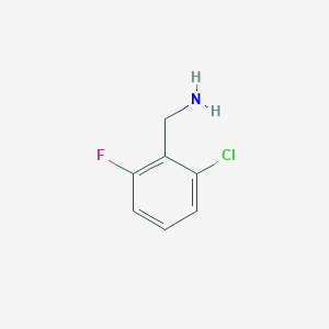 molecular formula C7H7ClFN B093539 2-Chloro-6-fluorobenzylamine CAS No. 15205-15-9