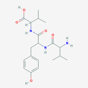 molecular formula C19H29N3O5 B093541 缬-酪-缬 CAS No. 17355-22-5