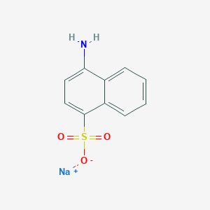 molecular formula C10H9NNaO3S+ B093542 萘磺酸钠 CAS No. 130-13-2
