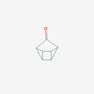 molecular formula C7H6O B093546 Tetracyclo[3.2.0.02,7.04,6]heptan-3-one CAS No. 1072-92-0