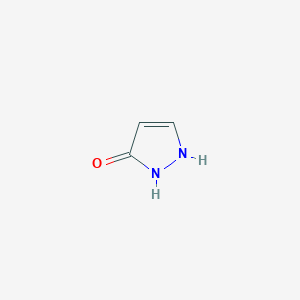 molecular formula C3H4N2O B093548 1H-Pyrazol-3-ol CAS No. 137-45-1