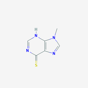 molecular formula C6H6N4S B093558 6-巯基-9-甲基嘌呤 CAS No. 1006-20-8