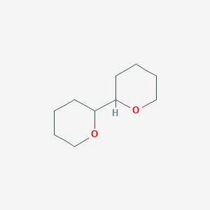 molecular formula C10H18O2 B093560 2,2'-Bi-2H-pyran, octahydro- CAS No. 16282-29-4
