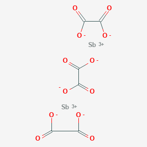 molecular formula C6O12Sb2 B093564 草酸锑 CAS No. 16455-98-4