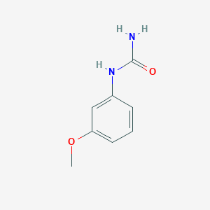 molecular formula C8H10N2O2 B093612 1-(3-甲氧基苯基)脲 CAS No. 139-77-5
