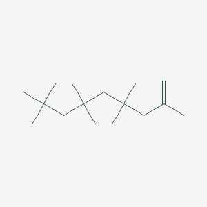 molecular formula C16H32 B093614 2,4,4,6,6,8,8-Heptamethyl-1-nonene CAS No. 15796-04-0