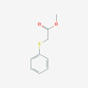 molecular formula C9H10O2S B093622 甲基（苯硫基）乙酸酯 CAS No. 17277-58-6