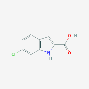 molecular formula C9H6ClNO2 B093630 6-氯-1H-吲哚-2-羧酸 CAS No. 16732-75-5