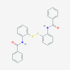 molecular formula C26H20N2O2S2 B093637 2,2'-二苯甲酰氨基二苯基二硫化物 CAS No. 135-57-9