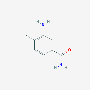 molecular formula C8H10N2O B093639 3-Amino-4-methylbenzamide CAS No. 19406-86-1