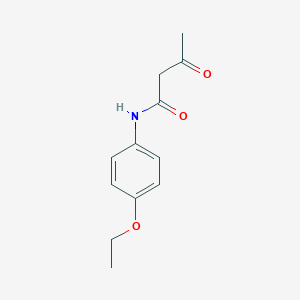 molecular formula C12H15NO3 B093642 N-(4-Ethoxyphenyl)-3-oxobutanamide CAS No. 122-82-7