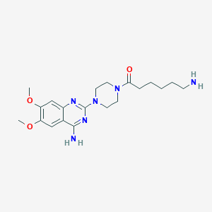 molecular formula C20H30N6O3 B009365 Prazosinamine CAS No. 109679-41-6