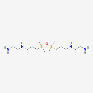 B093663 N,N''-((1,1,3,3-Tetramethyldisiloxane-1,3-diyl)dipropane-3,1-diyl)bis(ethylenediamine) CAS No. 17866-53-4