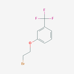 molecular formula C9H8BrF3O B093670 1-(2-溴乙氧基)-3-(三氟甲基)苯 CAS No. 18800-39-0