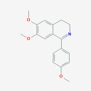 B093679 6,7-Dimethoxy-1-(4-methoxyphenyl)-3,4-dihydroisoquinoline CAS No. 15462-83-6