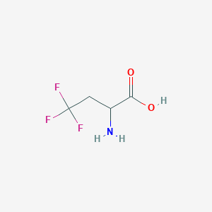 molecular formula C4H6F3NO2 B093685 2-氨基-4,4,4-三氟丁酸 CAS No. 15959-93-0
