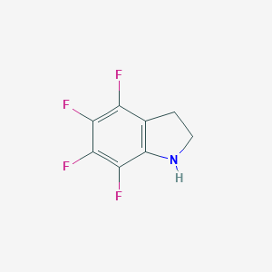 molecular formula C8H5F4N B093690 4,5,6,7-四氟吲哚 CAS No. 19282-55-4