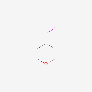 molecular formula C6H11IO B009370 4-(iodomethyl)tetrahydro-2H-pyran CAS No. 101691-94-5