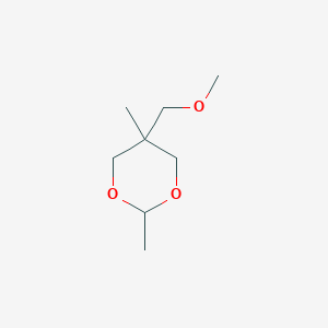 molecular formula C8H16O3 B093702 5-(Methoxymethyl)-2,5-dimethyl-1,3-dioxane CAS No. 19476-88-1