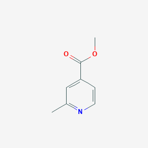 molecular formula C8H9NO2 B093709 Methyl 2-methylisonicotinate CAS No. 16830-24-3