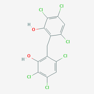 molecular formula C13H6Cl6O2 B093713 Phenol, 2,2'-methylenebis(3,5,6-trichloro- CAS No. 19386-45-9