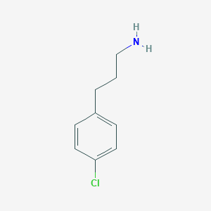 molecular formula C9H12ClN B093714 3-(4-Chlorophenyl)propan-1-amine CAS No. 18655-50-0