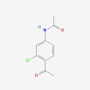 molecular formula C10H10ClNO2 B009373 N-(4-Acetyl-3-chlorophenyl)acetamide CAS No. 103273-72-9