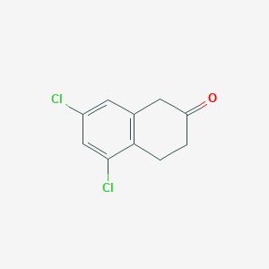 molecular formula C10H8Cl2O B093731 5,7-Dichloro-2-tetralone CAS No. 17556-20-6