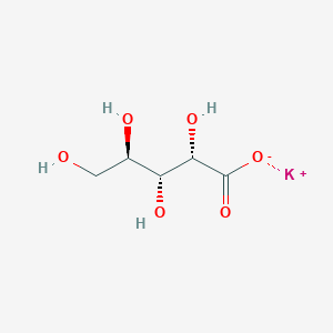 molecular formula C5H9KO6 B093781 D-阿拉伯糖酸钾 CAS No. 15770-22-6
