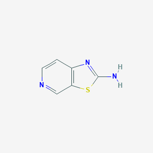 molecular formula C6H5N3S B009379 噻唑并[5,4-c]吡啶-2-胺 CAS No. 108310-79-8
