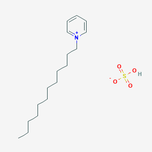 molecular formula C17H31NO4S B093790 Laurylpyridinium sulfate CAS No. 17342-21-1