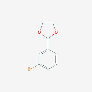 molecular formula C9H9BrO2 B093826 2-(3-溴苯基)-1,3-二氧戊环 CAS No. 17789-14-9