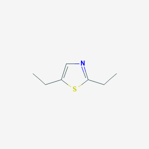 molecular formula C7H11NS B093843 2,5-二乙基噻唑 CAS No. 15729-76-7