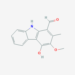 molecular formula C15H13NO3 B009385 Carbazomycin E CAS No. 103744-20-3