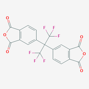 molecular formula C19H6F6O6 B093865 1,3-异苯并呋喃二酮，5,5'-[2,2,2-三氟-1-(三氟甲基)乙叉基]双- CAS No. 1107-00-2