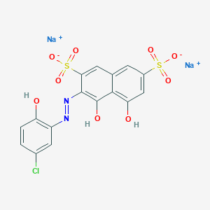 B093868 Disodium 3-(5-chloro-2-hydroxyphenylazo)-4,5-dihydroxynaphthalene-2,7-disulphonate CAS No. 1058-92-0