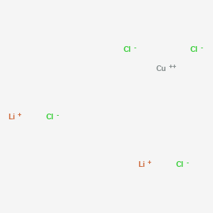 molecular formula Cl4CuLi2 B093879 二锂；四氯合铜(2-) CAS No. 15489-27-7