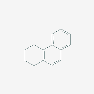 molecular formula C14H14 B093887 1,2,3,4-Tetrahydrophenanthrene CAS No. 1013-08-7