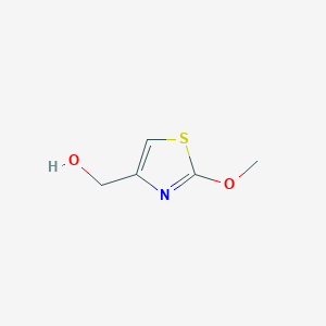 molecular formula C5H7NO2S B009389 4-Thiazolemethanol, 2-methoxy- CAS No. 106331-74-2