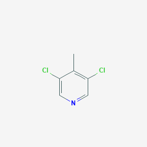 molecular formula C6H5Cl2N B009390 3,5-二氯-4-甲基吡啶 CAS No. 100868-46-0