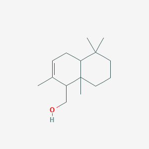 molecular formula C15H26O B093933 1-萘甲醇，1,4,4a,5,6,7,8,8a-八氢-2,5,5,8a-四甲基- CAS No. 19078-37-6