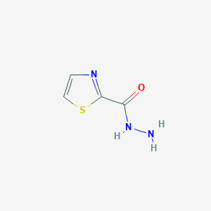 molecular formula C4H5N3OS B093941 Thiazole-2-carbohydrazide CAS No. 16733-90-7