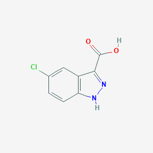 molecular formula C8H5ClN2O2 B093944 5-chloro-1H-indazole-3-carboxylic Acid CAS No. 1077-95-8