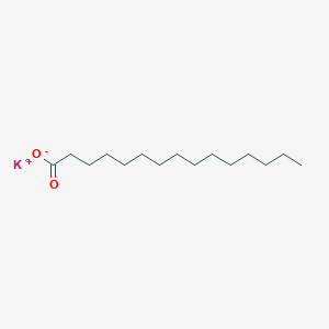 molecular formula C15H29KO2 B093952 Potassium pentadecanoate CAS No. 17378-35-7
