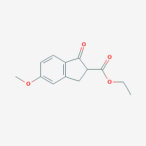 B093954 ethyl 5-methoxy-1-oxo-2,3-dihydro-1H-indene-2-carboxylate CAS No. 16425-82-4