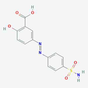 molecular formula C13H11N3O5S B093981 柳氮磺胺吡啶 CAS No. 139-56-0