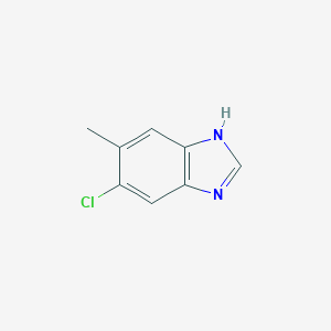 molecular formula C8H7ClN2 B009400 5-chloro-6-methyl-1H-benzoimidazole CAS No. 109943-02-4