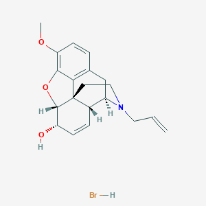 molecular formula C20H24BrNO3 B094003 氢溴酸纳洛啡 CAS No. 1041-90-3