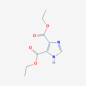 molecular formula C9H12N2O4 B094011 Diethyl 1H-imidazole-4,5-dicarboxylate CAS No. 1080-79-1