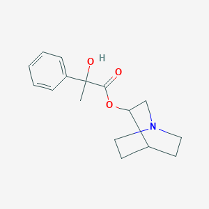 molecular formula C16H21NO3 B009402 3-Quinuclidinyl atrolactate CAS No. 107757-79-9